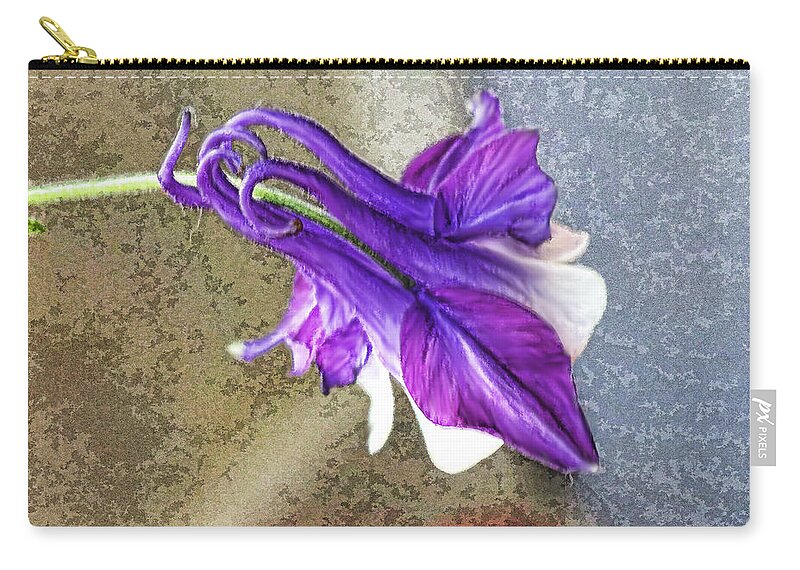 Aqualigia Zip Pouch featuring the photograph Backside Aqualigia by Bonnie Willis