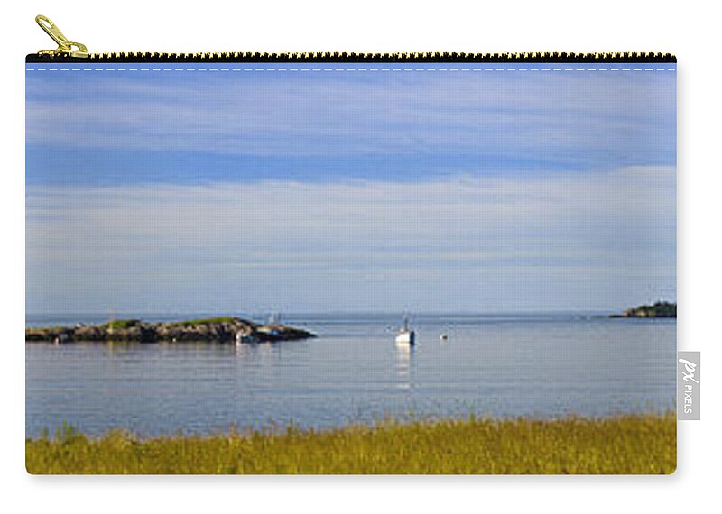 Bailey's Mistake Zip Pouch featuring the photograph Bailey's Mistake Panorama by Marty Saccone