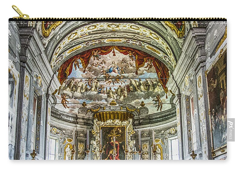 Architecture Carry-all Pouch featuring the photograph Basilica di San Giorgio fuori le mura by Traven Milovich