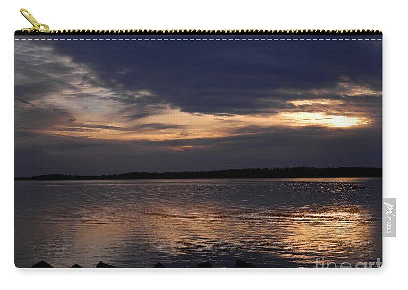 Reflections Carry-all Pouch featuring the photograph Bay Reflections by Gallery Of Hope 