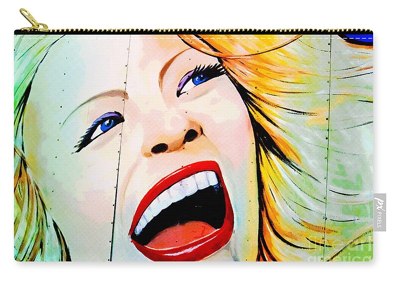 Face Zip Pouch featuring the photograph Be Happy by Colleen Kammerer