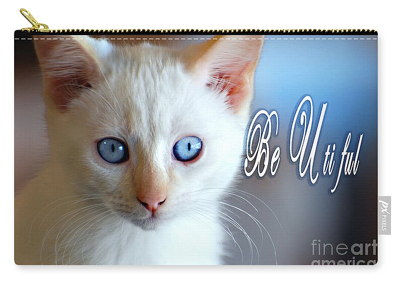 Baby Zip Pouch featuring the photograph Be U ti ful by Linda Cox
