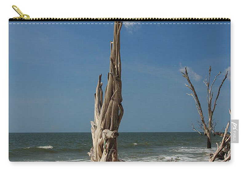 South Carolina Zip Pouch featuring the photograph Beach Magic by Patricia Schaefer