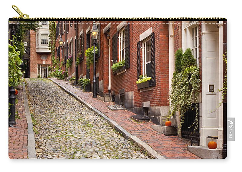 Acorn Zip Pouch featuring the photograph Beacon Hill by Brian Jannsen