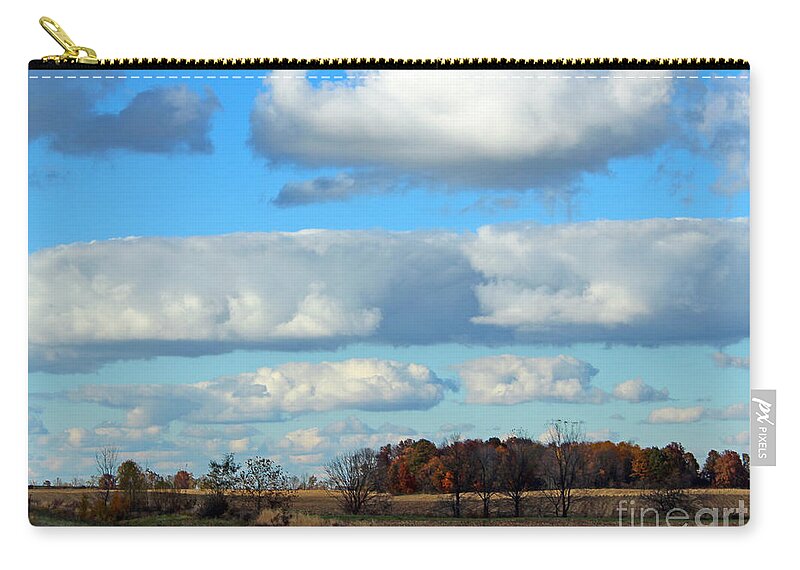 Autumn Zip Pouch featuring the photograph Beautiful Ohio by Karen Adams