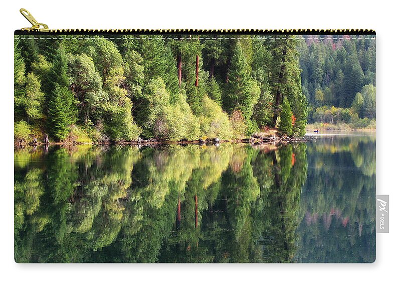 Reflection Zip Pouch featuring the photograph Beautiful Water by KATIE Vigil