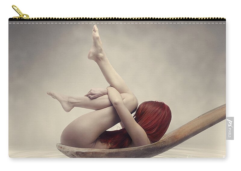 Woman Zip Pouch featuring the photograph Beauty Bath by Jelena Jovanovic