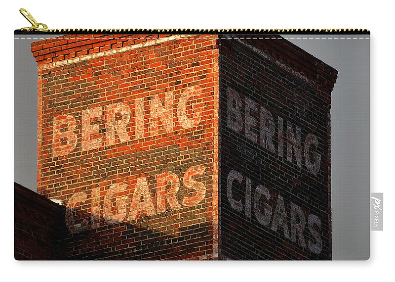 Cigar Factory Zip Pouch featuring the photograph Bering Cigar Factory one by David Lee Thompson