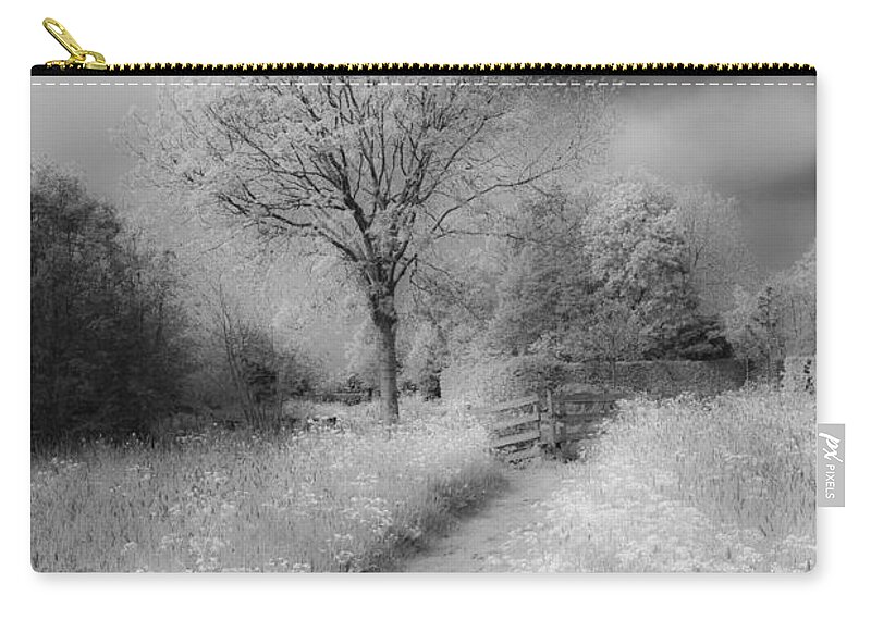 Between Black And White Zip Pouch featuring the photograph Between Black and White-23 by Casper Cammeraat