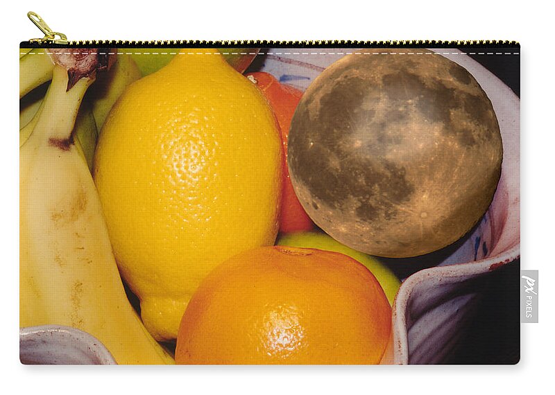 Montages Zip Pouch featuring the photograph Big Bowl of Fruit by Greg Wells