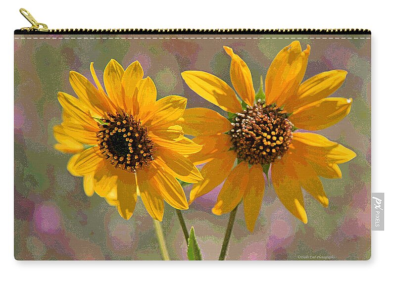  Zip Pouch featuring the photograph Black-eyed Susan by Matalyn Gardner