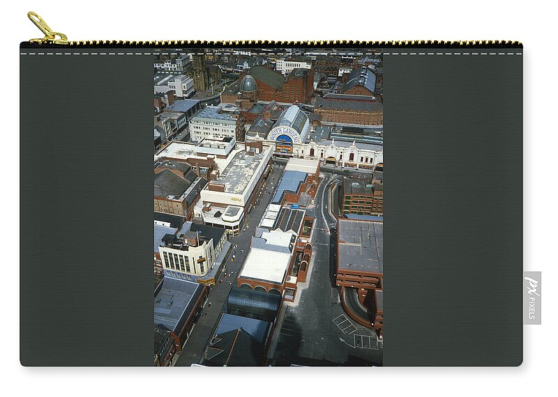 Winter Zip Pouch featuring the photograph Blackpool Winter Gardens by Gordon James