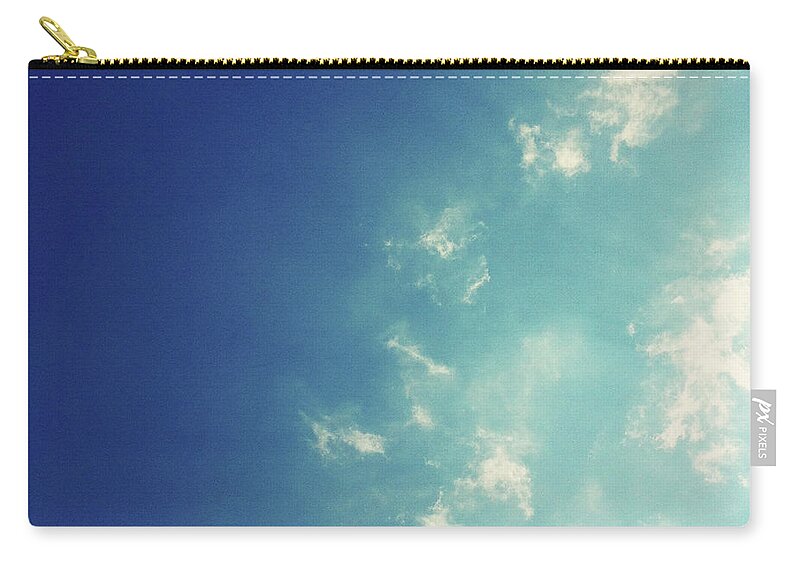 Tranquility Zip Pouch featuring the photograph Blue Sky by Paula Daniëlse