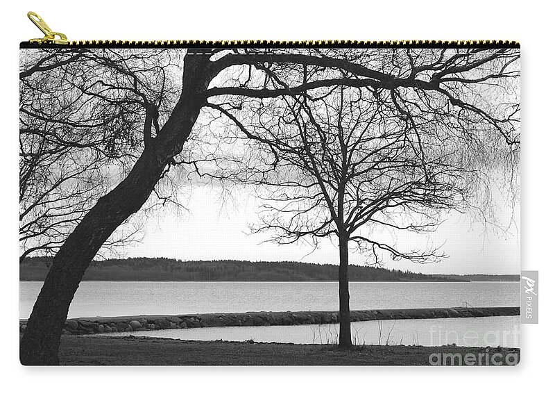 Horten Zip Pouch featuring the photograph Borrestranda by Randi Grace Nilsberg