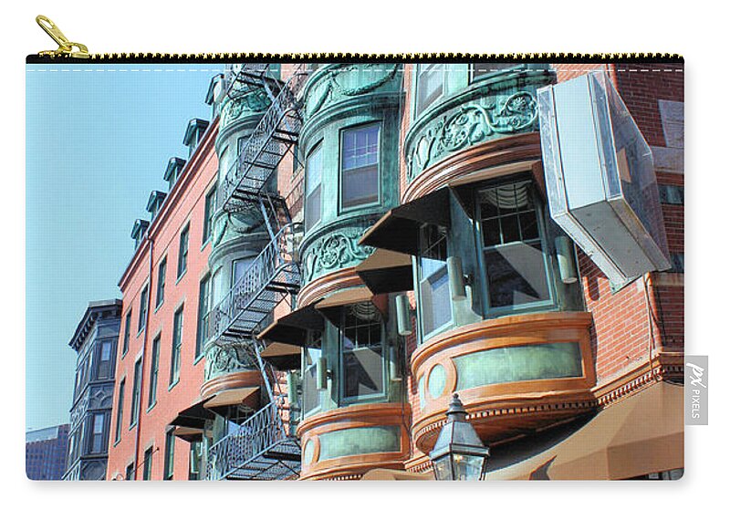 Boston Zip Pouch featuring the photograph Boston MA by Kristin Elmquist