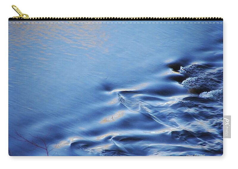 Water Zip Pouch featuring the photograph Breaking Up by Donna Blackhall