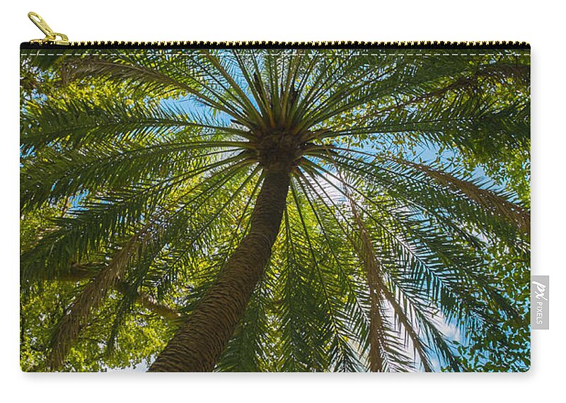 Brickell Park Zip Pouch featuring the photograph Brickell Park by Raul Rodriguez