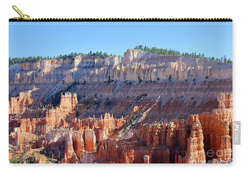 Bryce Amphitheater Zip Pouch featuring the photograph Bryce Amphitheater by Jemmy Archer