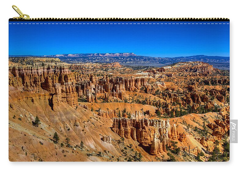 Bryce Canyon Zip Pouch featuring the photograph Bryce's Glory by Chad Dutson