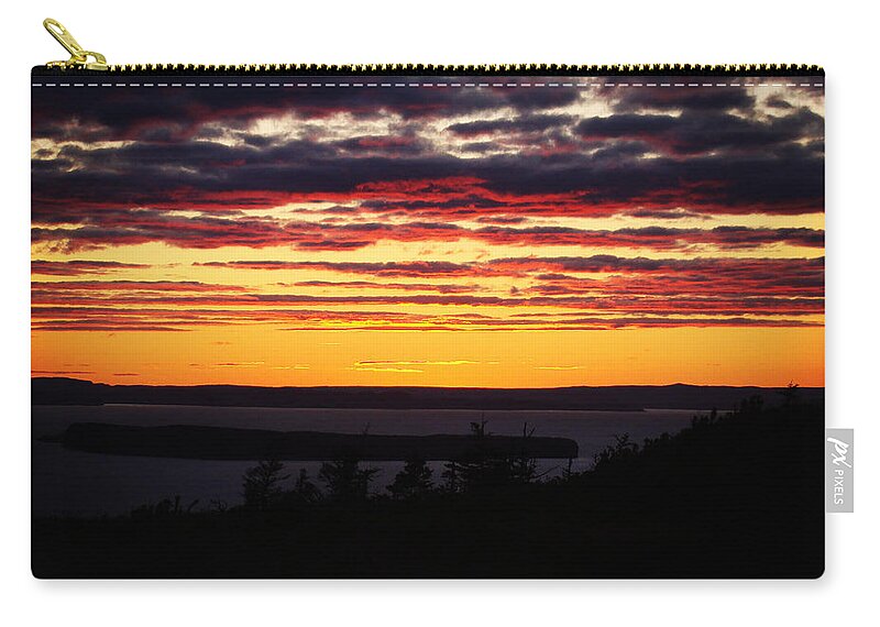 Sky Carry-all Pouch featuring the photograph Burning by Zinvolle Art