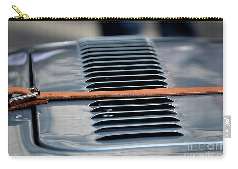 Austin Healey Zip Pouch featuring the photograph California Mille by Dean Ferreira