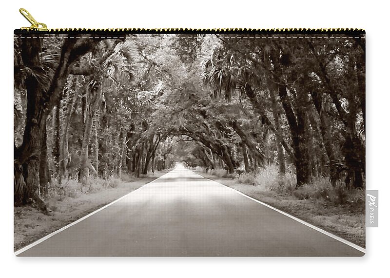 Trees Zip Pouch featuring the photograph Canopy of Trees by Bill Howard