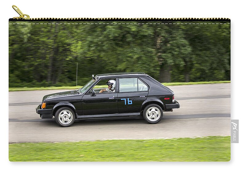 Omni Zip Pouch featuring the photograph Car No. 76 - 27 by Josh Bryant