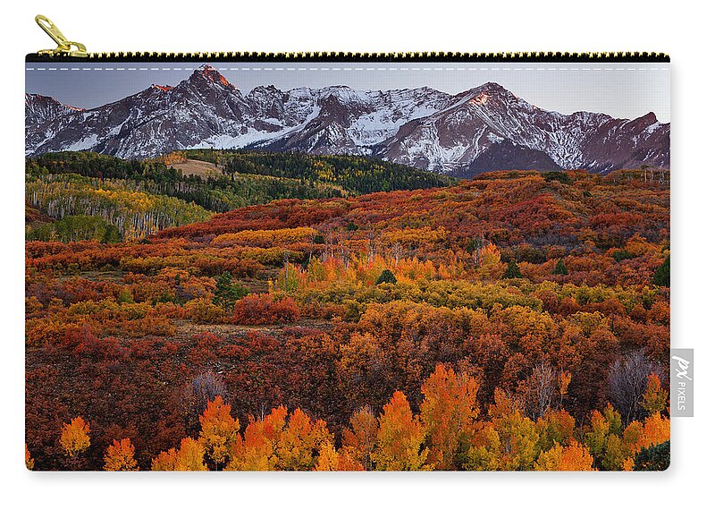Colorado Carry-all Pouch featuring the photograph Carpet of Color by Darren White
