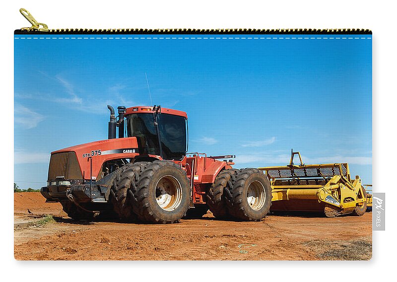Agriculture Zip Pouch featuring the photograph Case STX Steiger by Doug Long