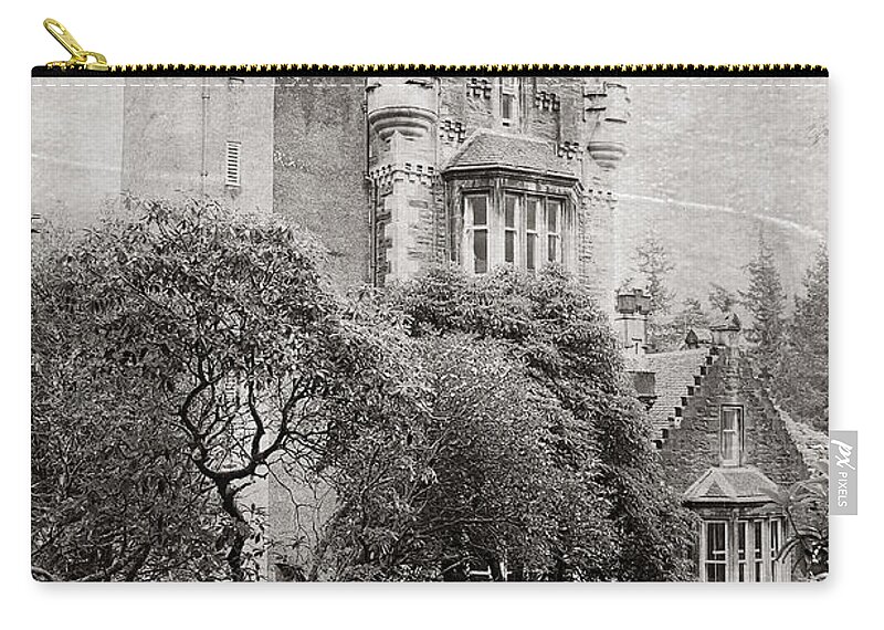 Scotland Zip Pouch featuring the photograph Castle by Jenny Rainbow