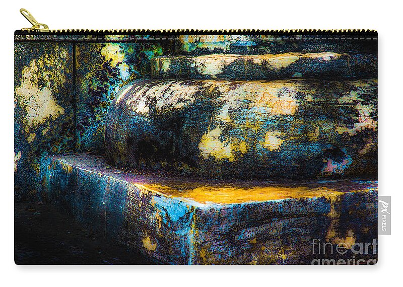 Cathedral Zip Pouch featuring the photograph Cathedral Detail 3 by Michael Arend