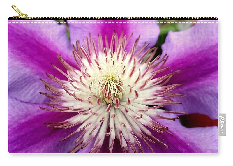Flower Zip Pouch featuring the photograph Centerpiece by Andrea Platt