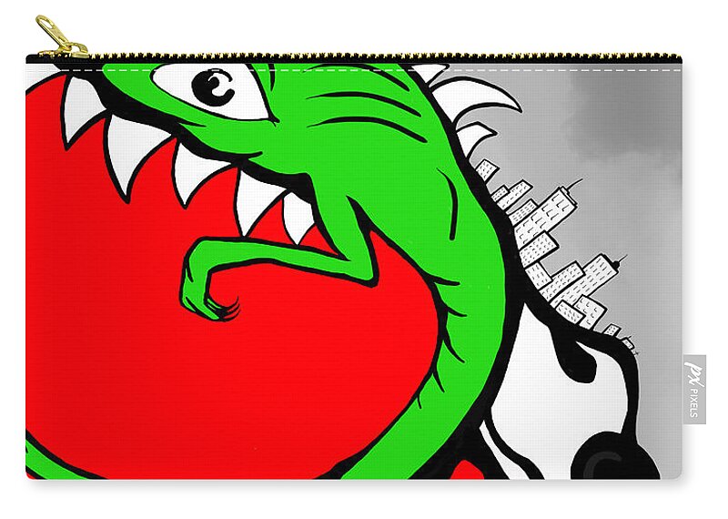 Lizard Carry-all Pouch featuring the digital art Change by Craig Tilley