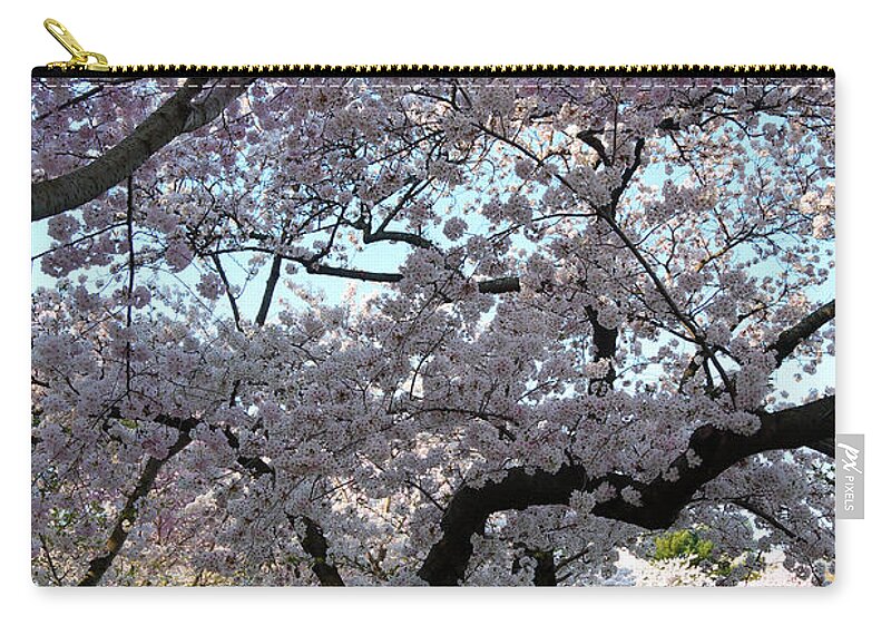 Architectural Zip Pouch featuring the photograph Cherry Blossoms 2013 - 044 by Metro DC Photography