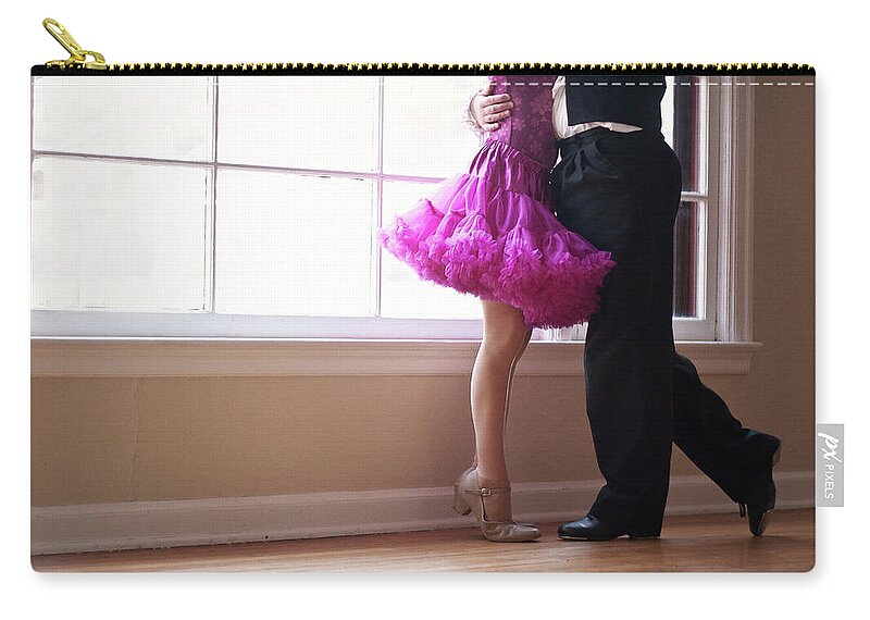 Child Zip Pouch featuring the photograph Children Performing Ballroom Dancing by Krista Long