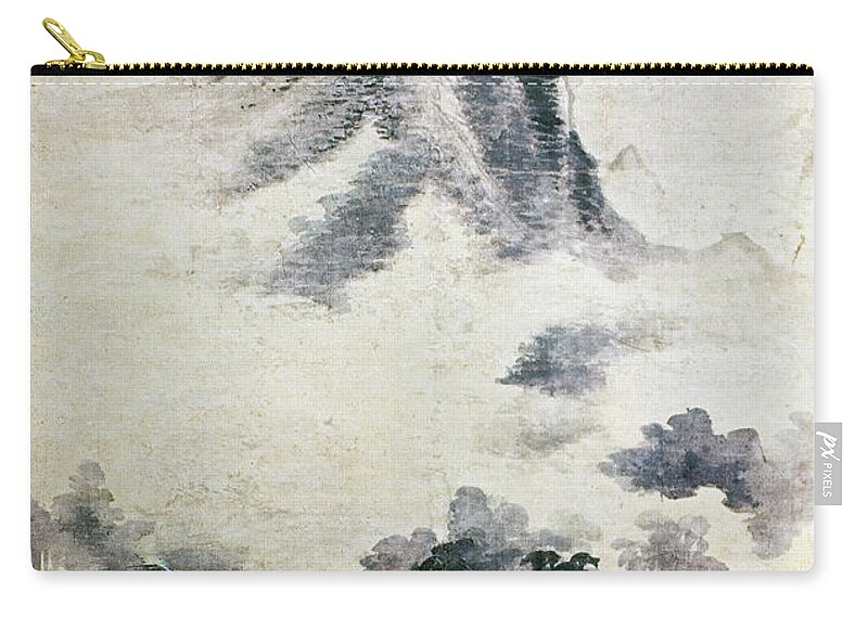 14th Century Zip Pouch featuring the painting China Landscape by Granger