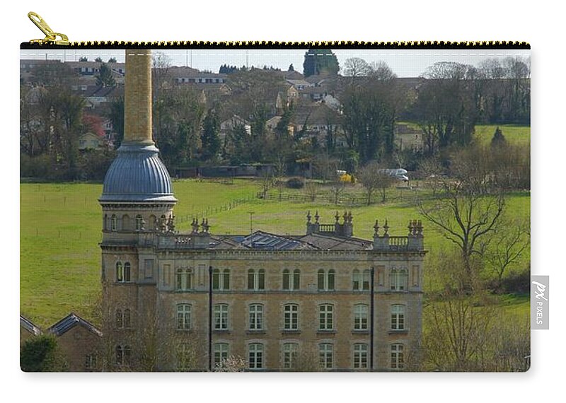 Cotswold Zip Pouch featuring the photograph Chipping Norton Bliss Mill by Ron Harpham