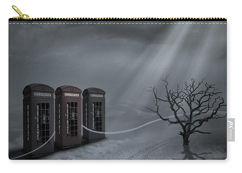 Photo Surrealism Zip Pouch featuring the photograph Choices by Keith Kapple