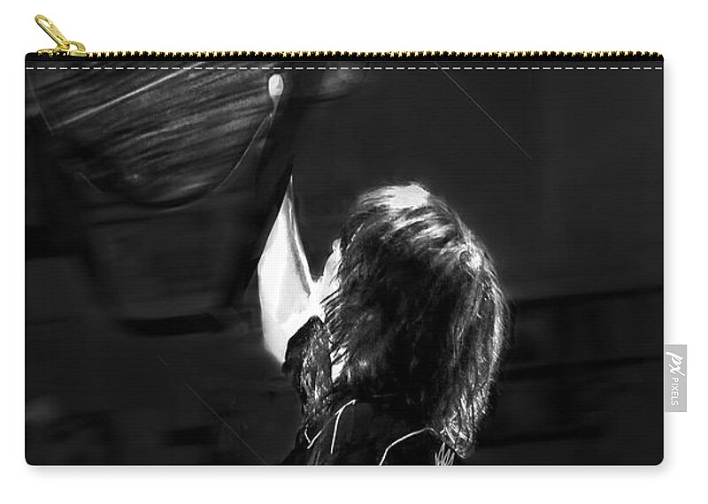 Art Zip Pouch featuring the photograph Chrissie Hynde Encore by Denise Dube by Denise Dube