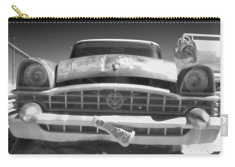 Packard Zip Pouch featuring the photograph Christine False Infrared by Scott Campbell