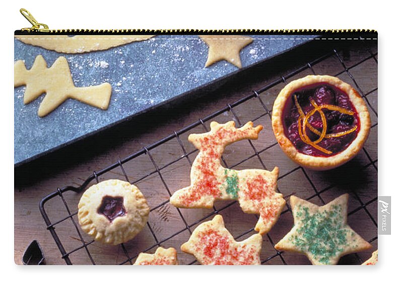 Christmas Zip Pouch featuring the photograph Christmas Cookies by Matthew Klein