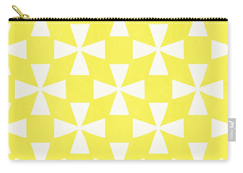 Abstract Carry-all Pouch featuring the painting Citrus Twirl by Linda Woods