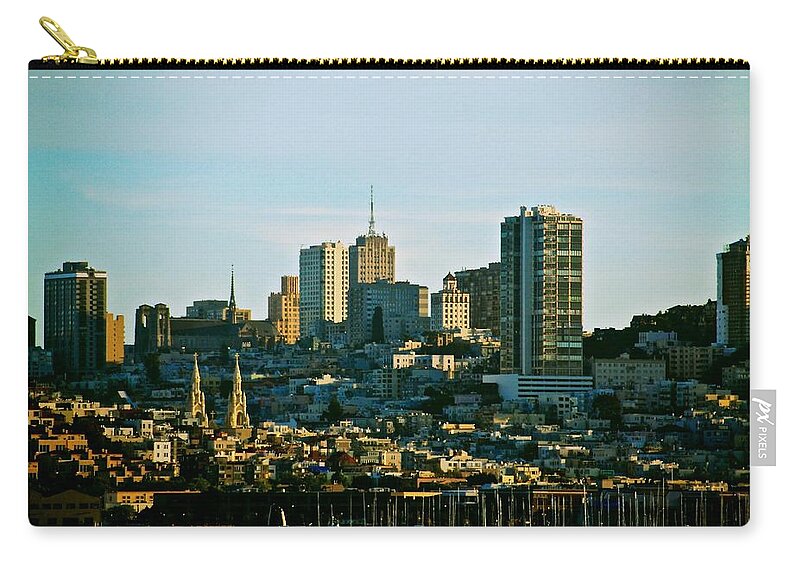 San Francisco Zip Pouch featuring the photograph City By The Bay by Eric Tressler