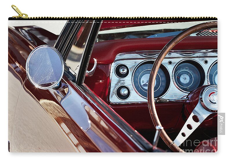 Classic Zip Pouch featuring the photograph Classic Chevrolet by Jarrod Erbe