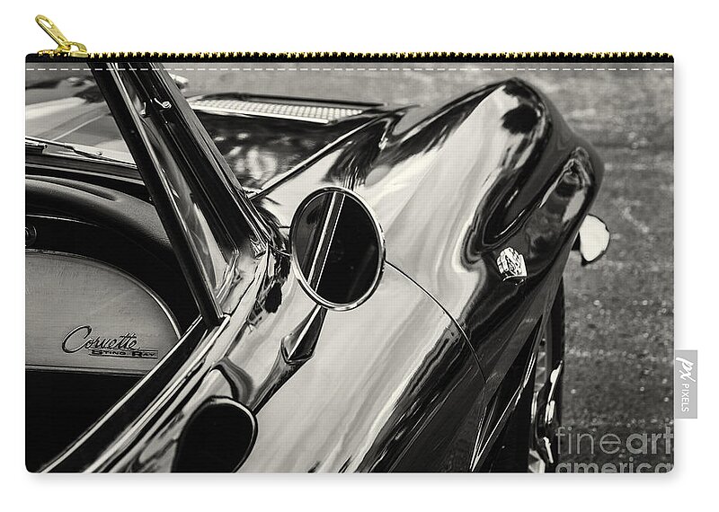 1963 Chevrolet Corvette Stingray Zip Pouch featuring the photograph Classic Corvette by Dennis Hedberg
