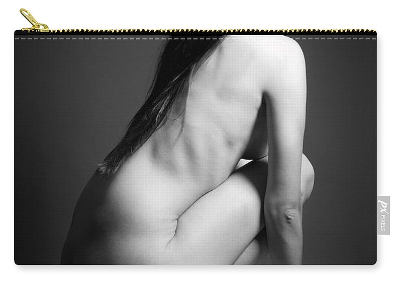 Artistic Zip Pouch featuring the photograph Classical Nude by Jochen Schoenfeld