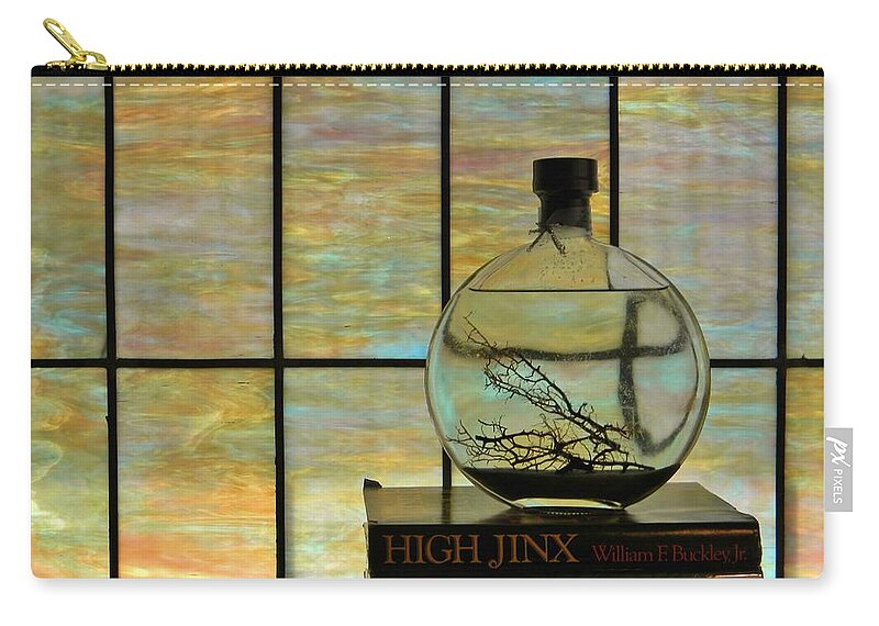 Stained Glass Zip Pouch featuring the photograph Clear on Color by Jean Goodwin Brooks