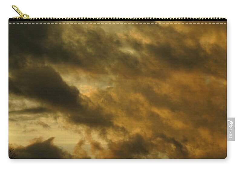 Clouds After Sunset Zip Pouch featuring the photograph Clouds After Sunset by Daniel Reed