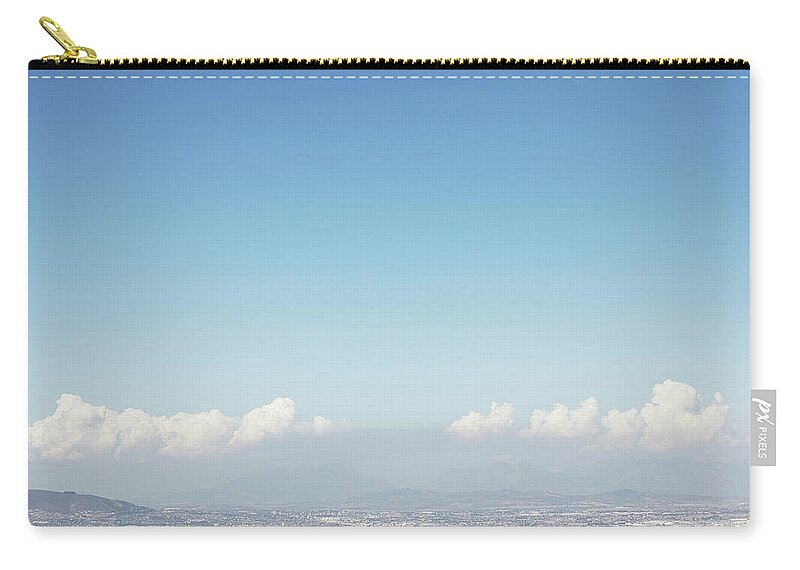 Tranquility Zip Pouch featuring the photograph Clouds And Skies Over Cape Town by Michael Blann