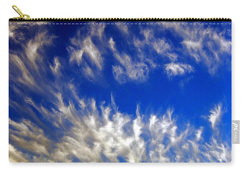 Clouds Zip Pouch featuring the photograph Clouds at Sunset by Kaleidoscopik Photography
